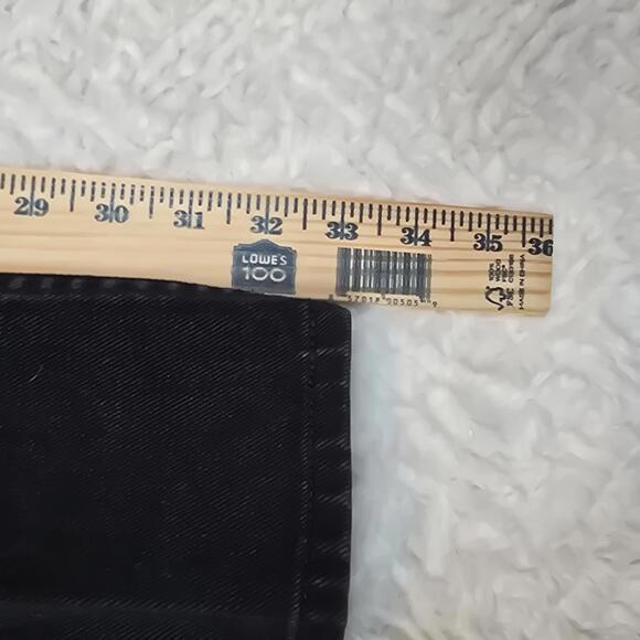 Vintage Lawman Black high rise Western Jeans with Side Snap Buttons Size 7 - Picture 9 of 9